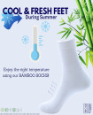 Unisex Anti-Odor EU 38-45 Bamboo Socks Super Soft Premium 4 Pairs